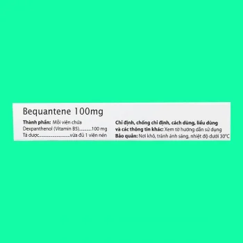 Thuốc Bequantene 100mg