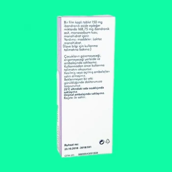 Bonviva 150mg (H/ 3v) 9 Thuốc Bonviva 150mg