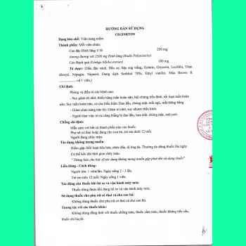 Ceginkton 8 Thuốc Ceginkton