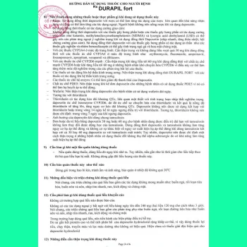 Thuốc Durapil Fort 60mg