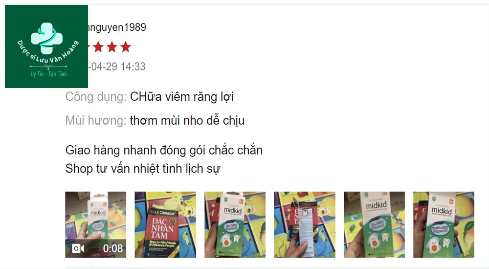Xịt chống sâu răng Midkid 16 midkid review