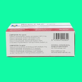 Nucleo C.M.P Forte (6 vỉ x 5 viên)