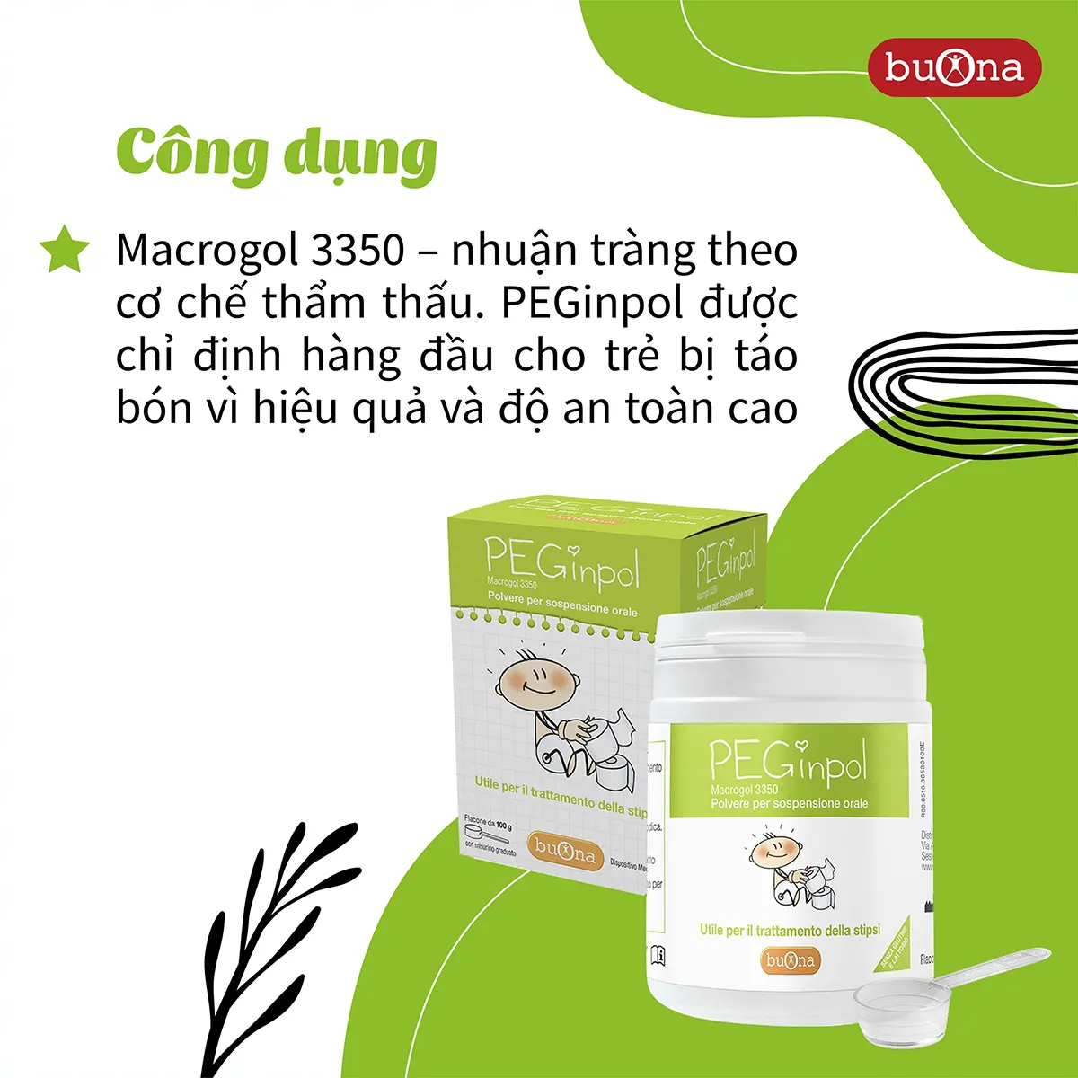 Công dụng của PEGinpol