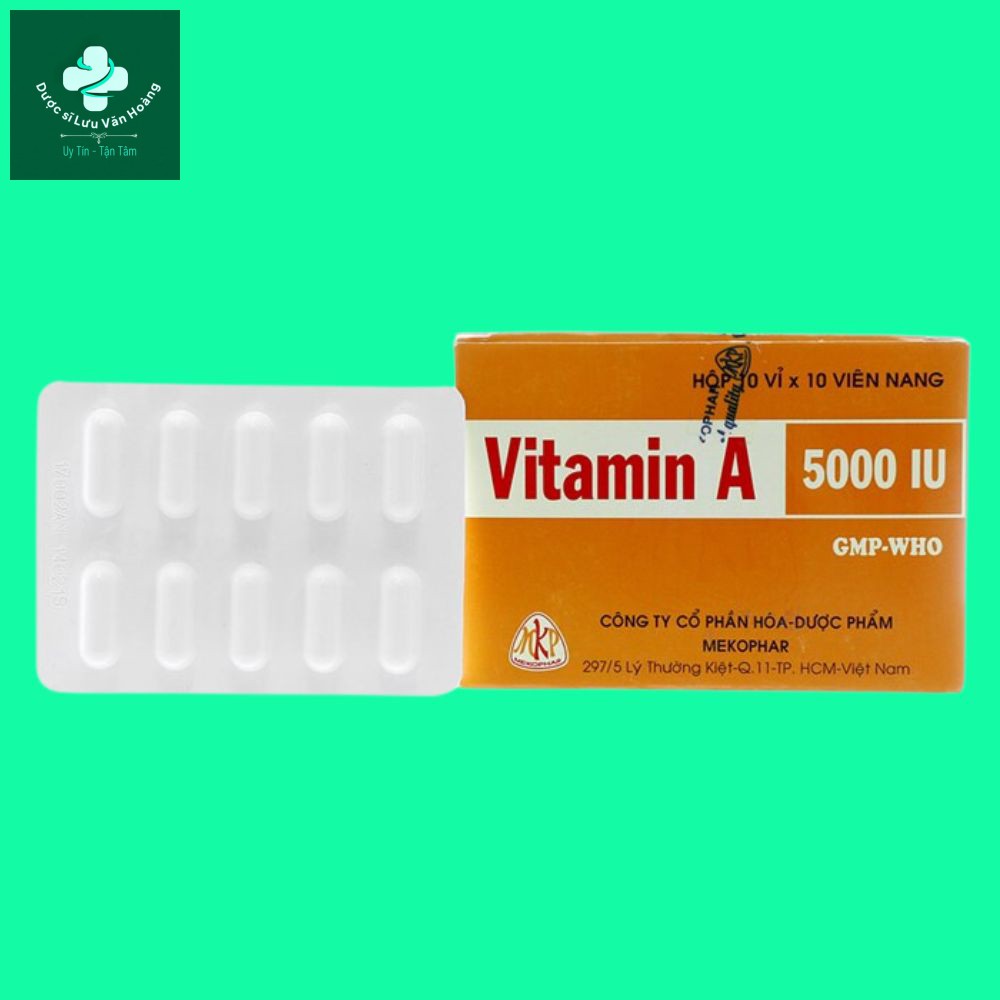 vitamin-a-5000-iu-mekophar Thuốc Vitamin A 5000 IU Mekophar