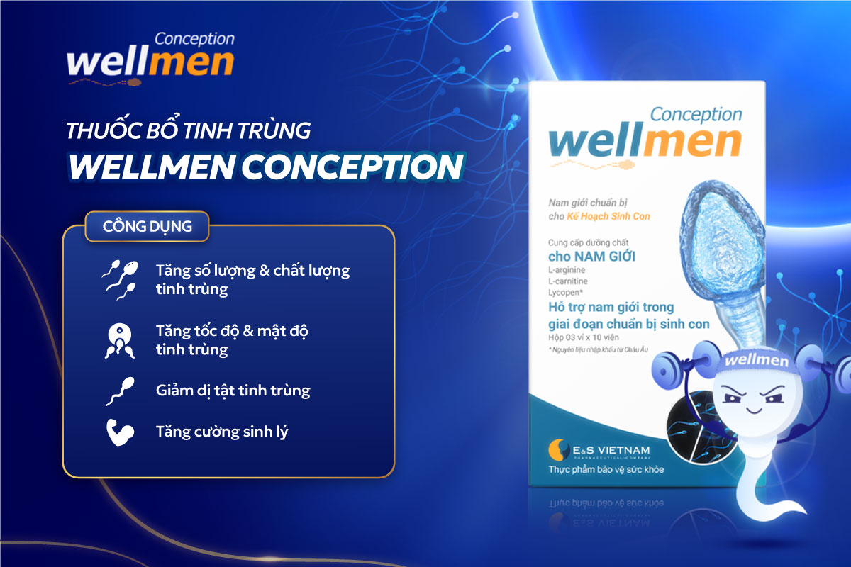 Thuốc Bổ Tinh Trùng Wellmen Conception