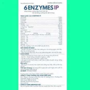 6 Enzymes IP 12 6 Enzymes IP