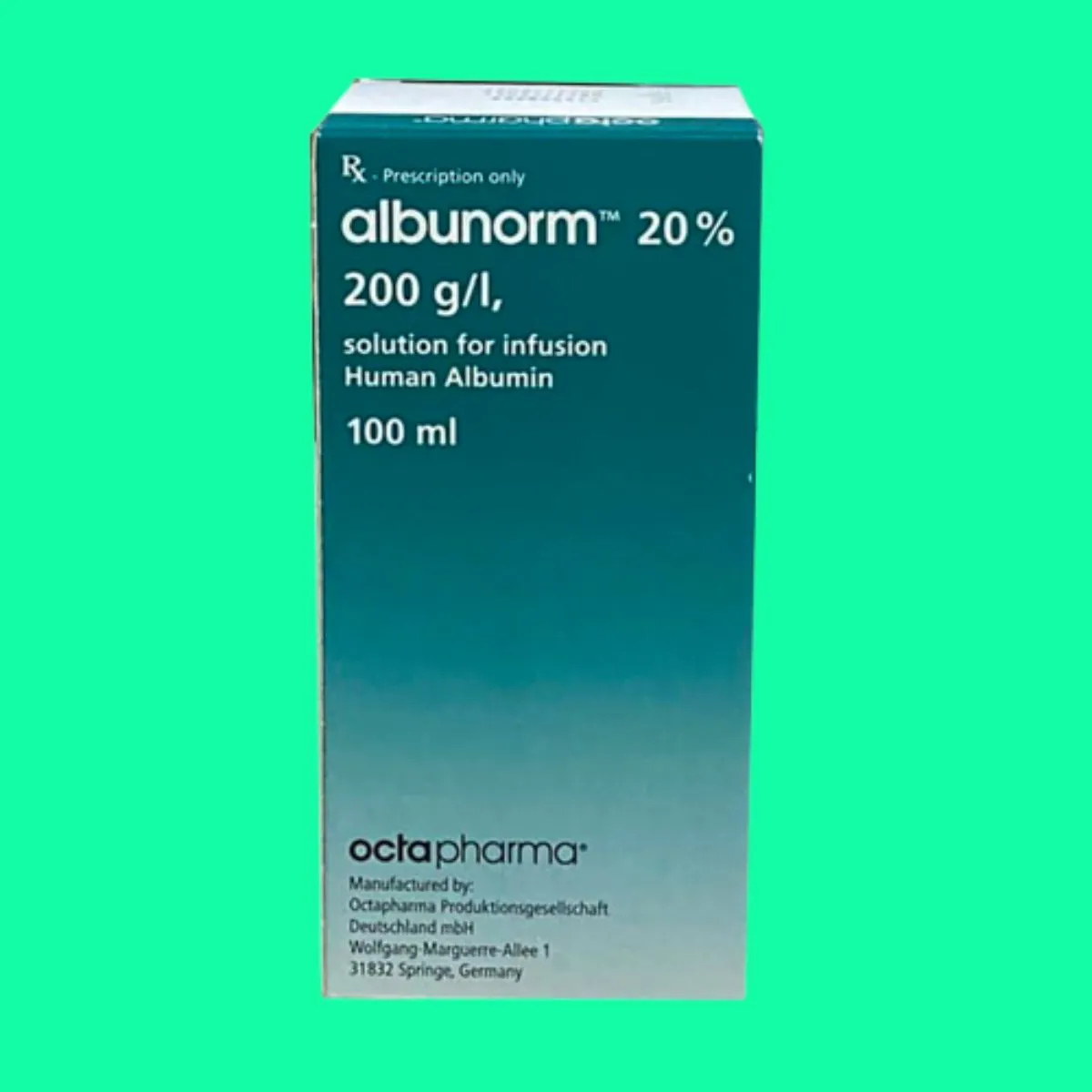 Albunorm-20%-100ml- 5 Thuốc Albunorm 20% 100ml