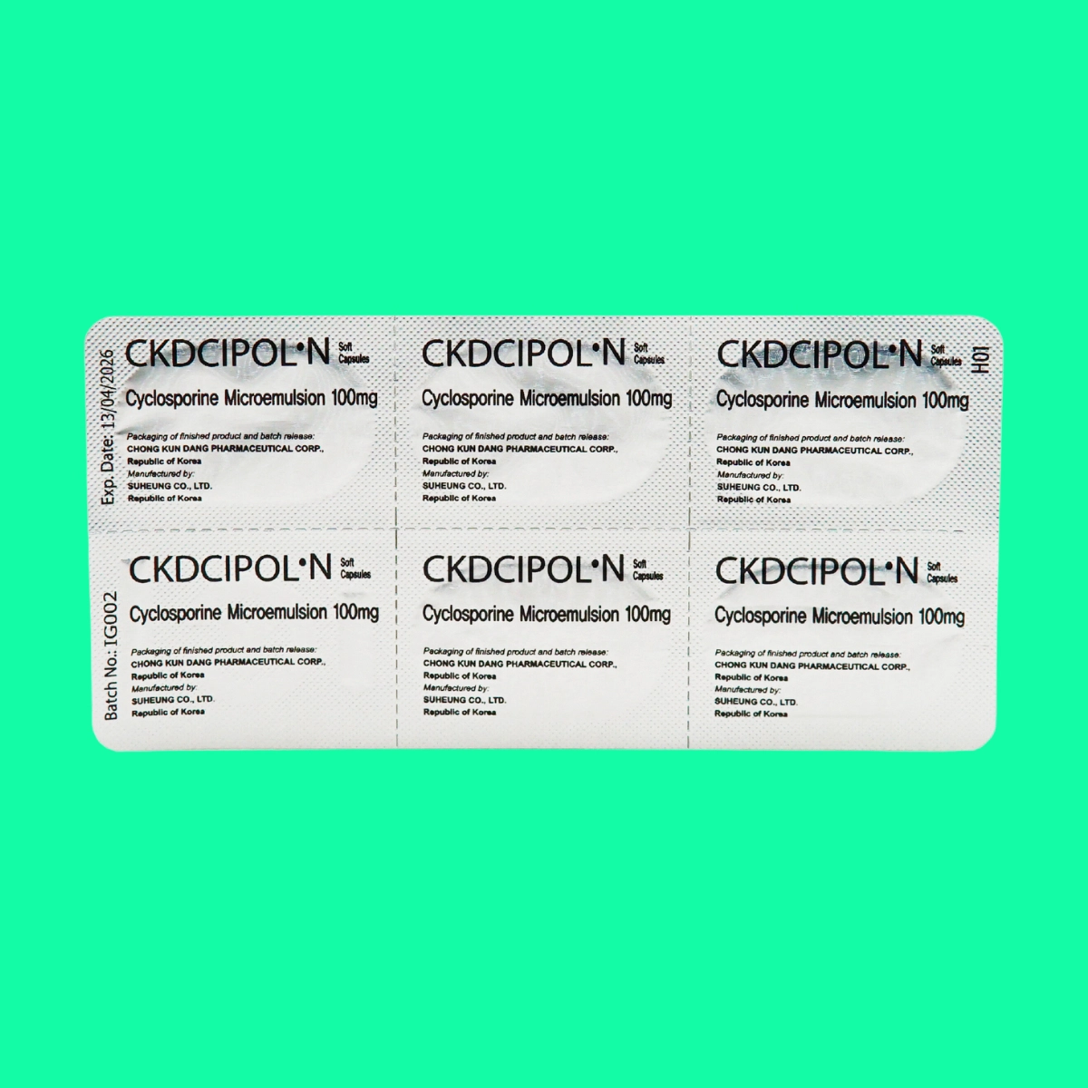 CKDCIPOL-N 100mg-8 CKDCIPOL-N 100mg