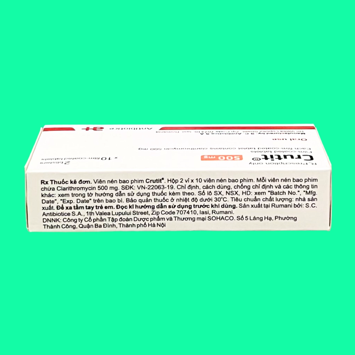 Crutit-4 Thuốc Crutit 500mg