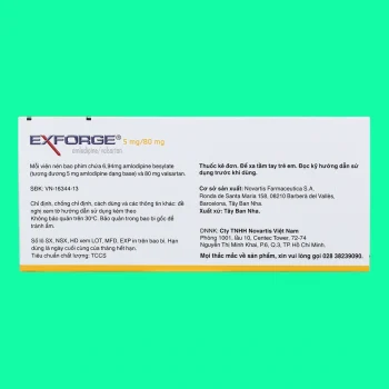 Exforge 5mg/ 80mg