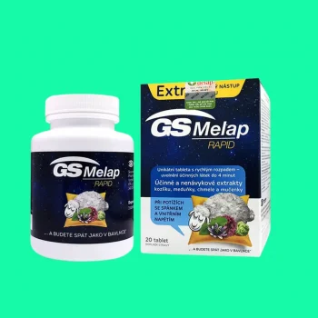 Viên uống hỗ trợ ngủ ngon GS Melap Rapid