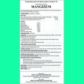 Dung dịch vệ sinh Mangizeni