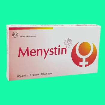 Menystin 10 Thuốc đặt âm đạo Menystin