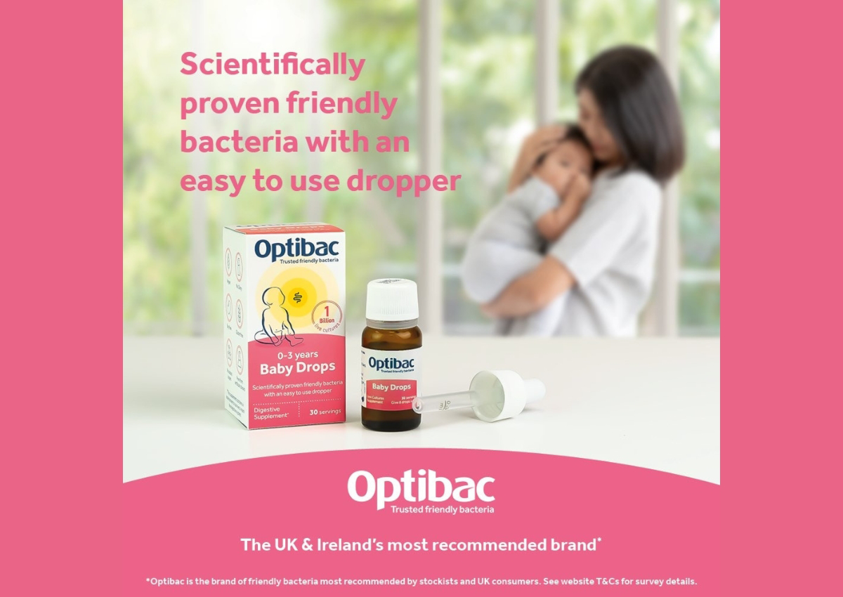 Men vi sinh Optibac Probiotics Baby Drops chứa chủng lợi khuẩn Bifidobacterium breve M-16V® đã được nghiên cứu và thử nghiệm kỹ lưỡng và dạng bào chế nhỏ giọt tiện dùng
