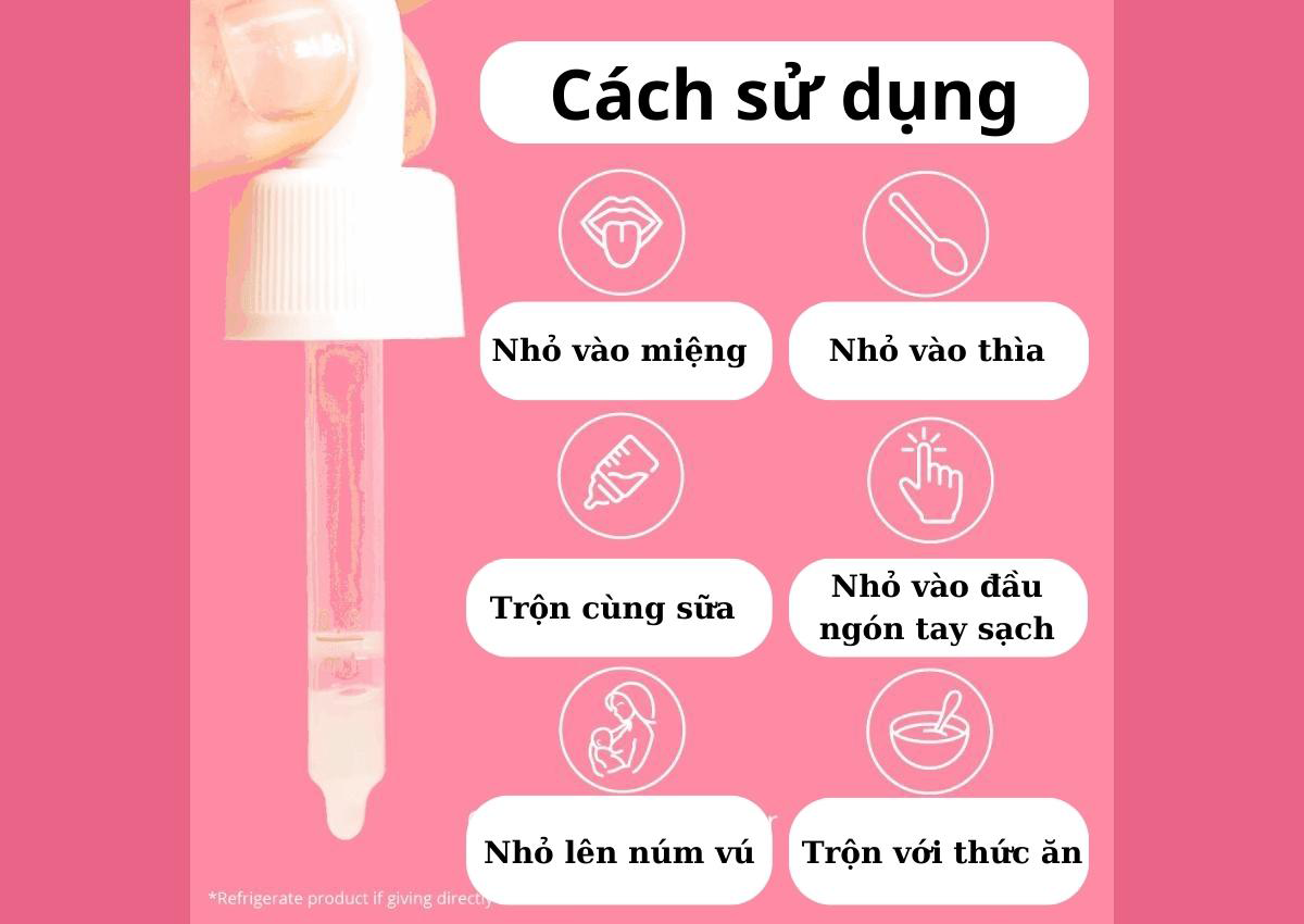 Men vi sinh Optibac Baby Drops Probiotics