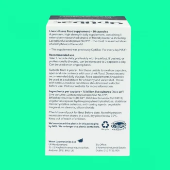 Men vi sinh Optibac Every Day Max 6 Men vi sinh Optibac Every Day Max