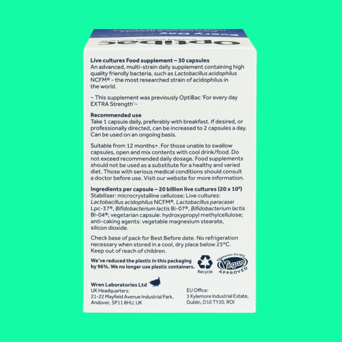 Optibac-Probiotics-Every-Day-EXTRA-7 Men vi sinh Optibac Probiotics Every Day EXTRA