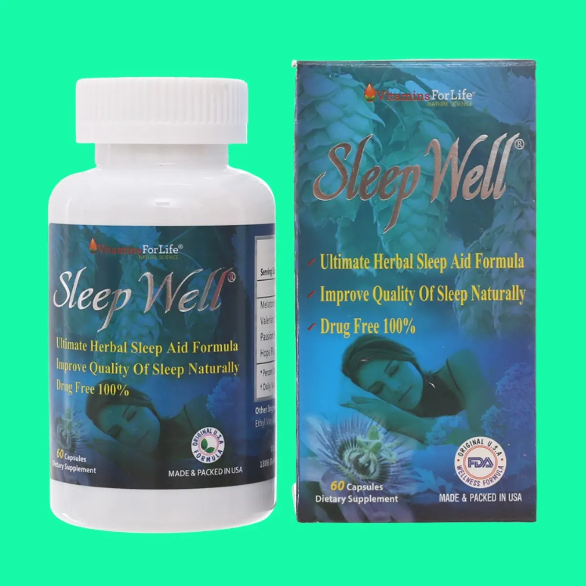 Sleep-Well-10 Viên uống hỗ trợ cải thiện giấc ngủ Sleep Well