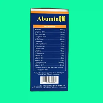 Viên uống Abumin Q10