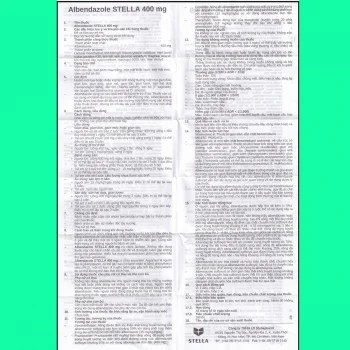 Albendazole Stella 400mg