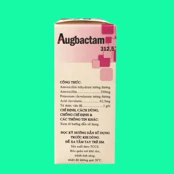 Augbactam 562.5mg 9 Thuốc Augbactam 562.5mg