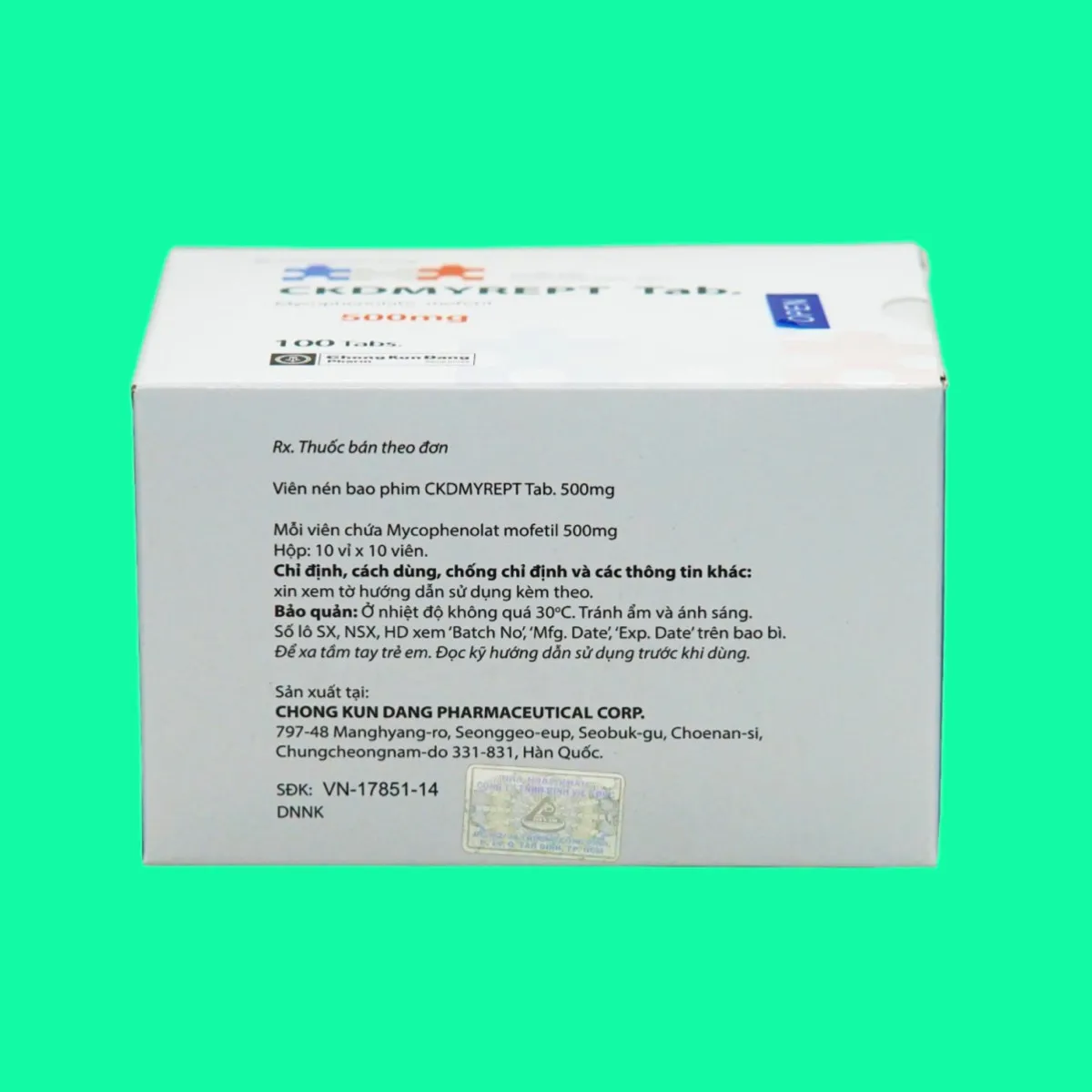 ckd-myrept-tab-5 Ckdmyrept Tab. 500mg