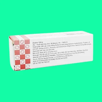 Clealine 100mg 3 Thuốc Clealine 100mg