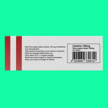 Clealine 100mg 4 Thuốc Clealine 100mg