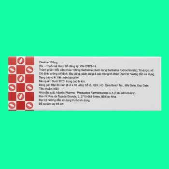 Clealine 100mg 6 Thuốc Clealine 100mg