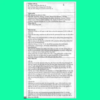 Clealine 100mg 8 Thuốc Clealine 100mg