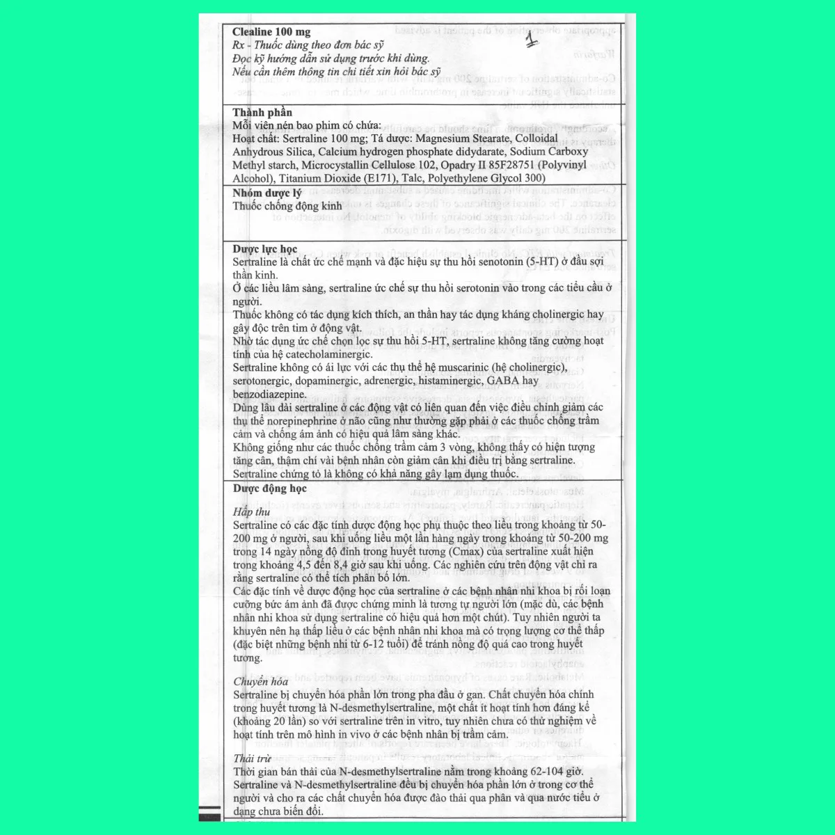 clealine-100mg-9 Thuốc Clealine 100mg