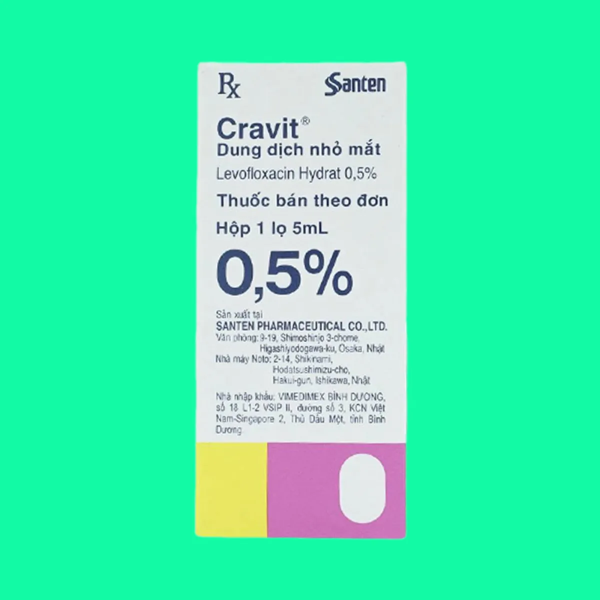 cravit-11 Thuốc nhỏ mắt Cravit 0.5%