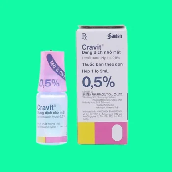 Cravit 0.5% 2 Thuốc nhỏ mắt Cravit 0.5%