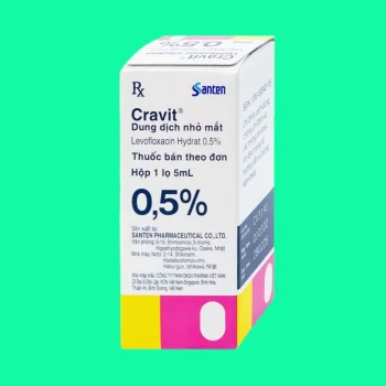 Cravit 0.5% 3 Thuốc nhỏ mắt Cravit 0.5%