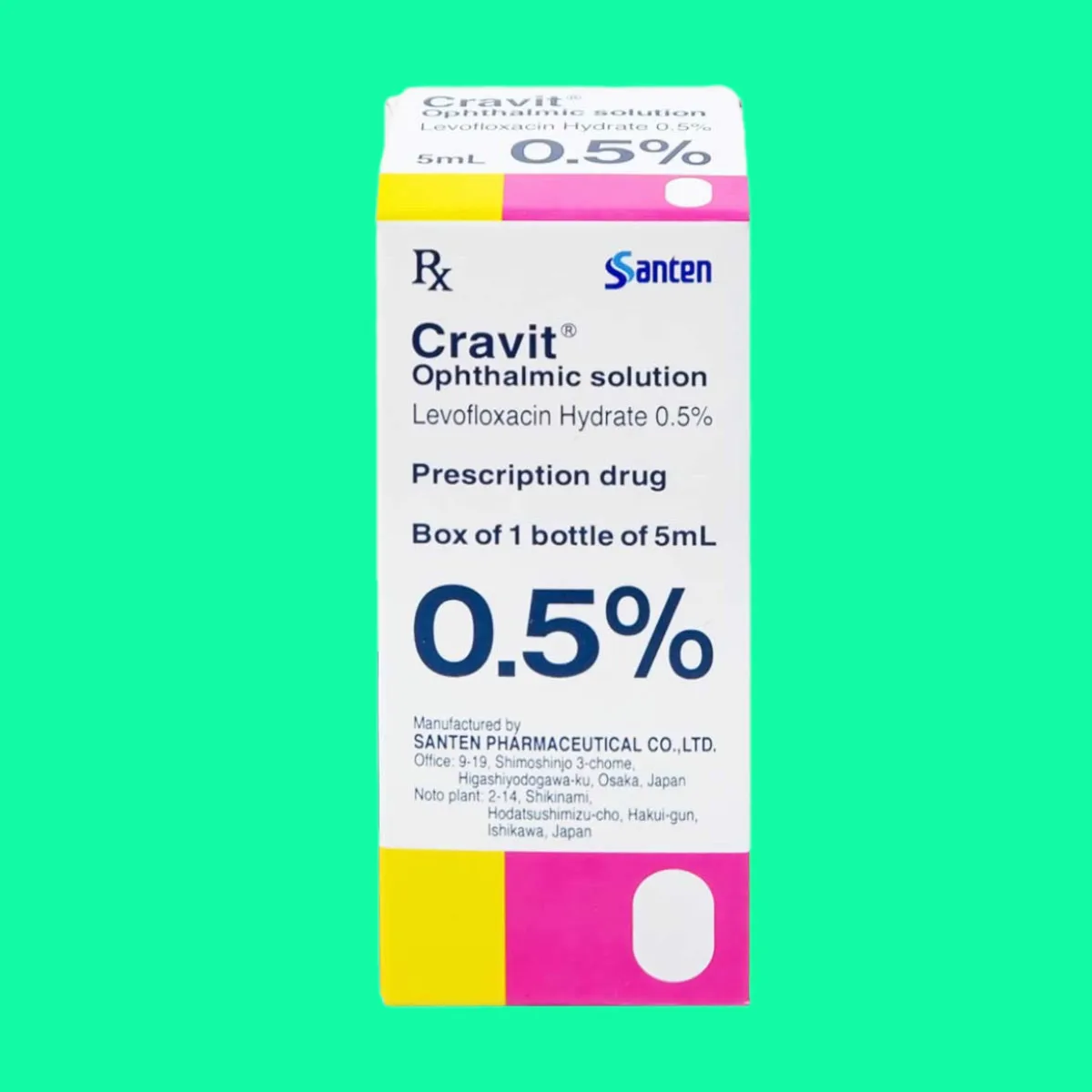 cravit-6 Thuốc nhỏ mắt Cravit 0.5%