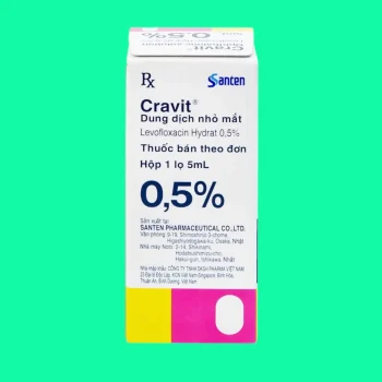 Cravit 0.5% 6 Thuốc nhỏ mắt Cravit 0.5%