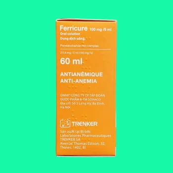 Ferricure 100mg/5ml 10 Thuốc Ferricure 100mg/5ml
