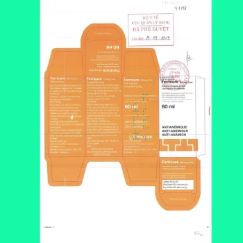 Ferricure 100mg/5ml 14 Thuốc Ferricure 100mg/5ml
