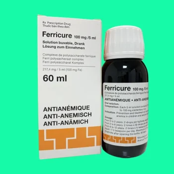 Ferricure 100mg/5ml 1 Thuốc Ferricure 100mg/5ml