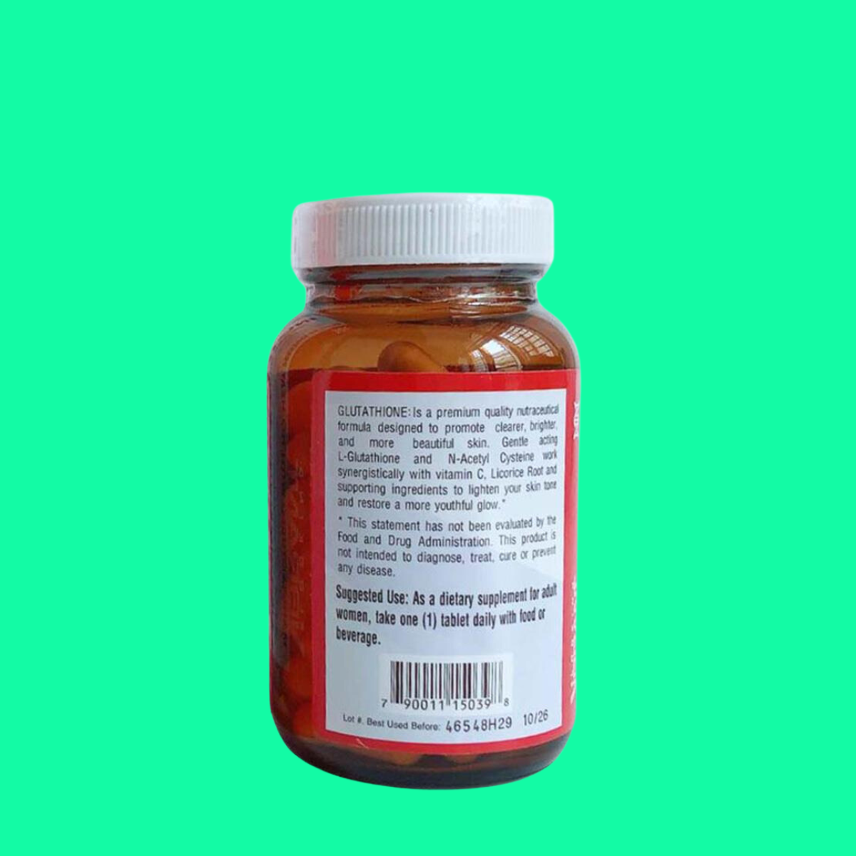 glutathione-1800-5 Viên uống Glutathione 1800mg Vibrant