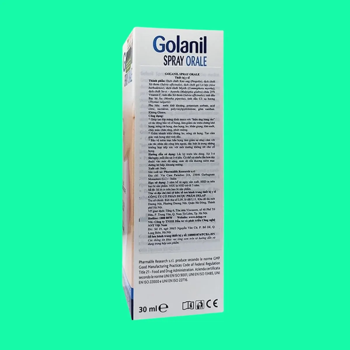 golanil-spray-orale-4 Xịt họng Golanil Spray Orale