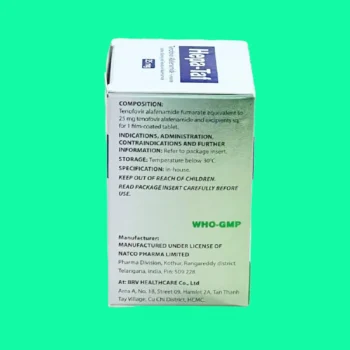Thuốc Hepa-Taf 25mg