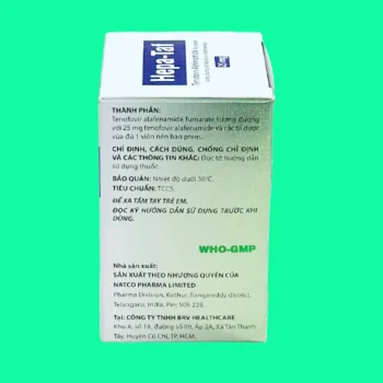 Thuốc Hepa-Taf 25mg