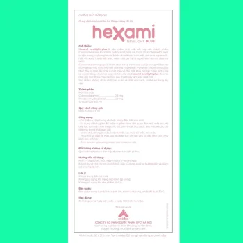 Hexami Newlight Plus 6 Nước Nhỏ Mắt Hexami Newlight Plus