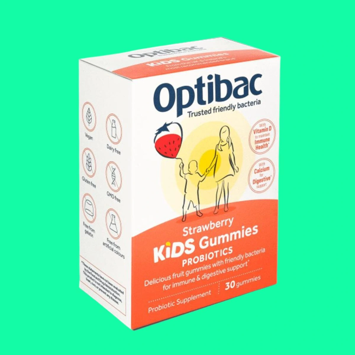 keo-deo-kid3 Optibac Strawberry Kids Gummies
