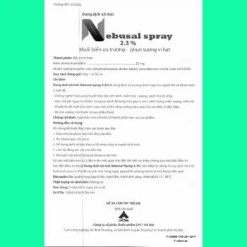 Xịt mũi Nebusal Spray 2.3% chai 50ml