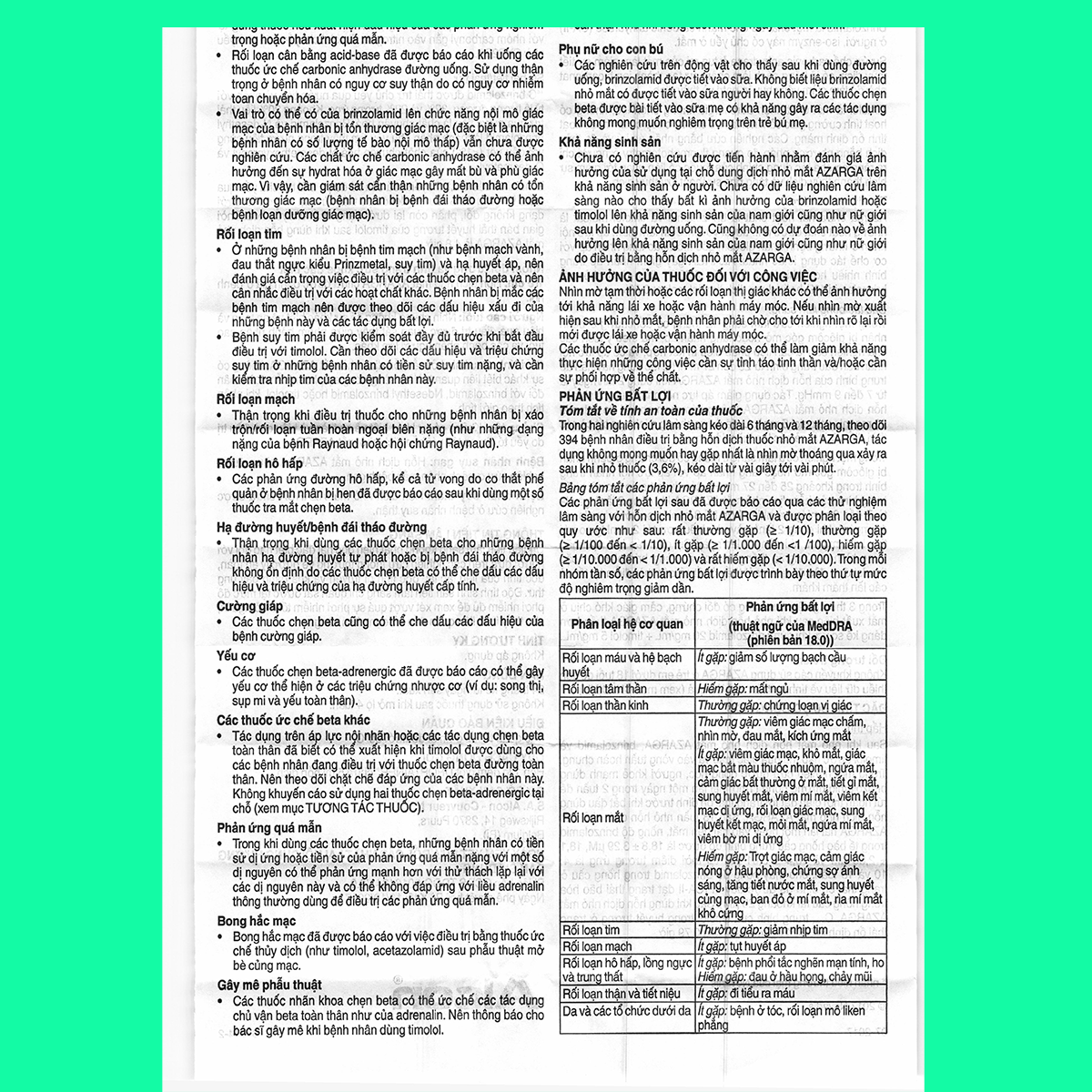 nho-mat-azarga-2 Hỗn dịch nhỏ mắt Azarga