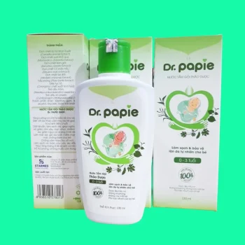 Nước tắm gội thảo dược Dr Papie