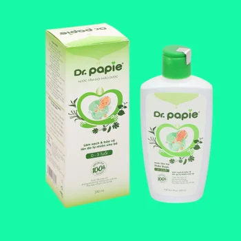 Nước tắm gội thảo dược Dr Papie