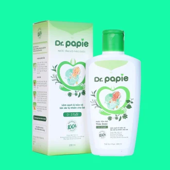 Nước tắm gội thảo dược Dr Papie
